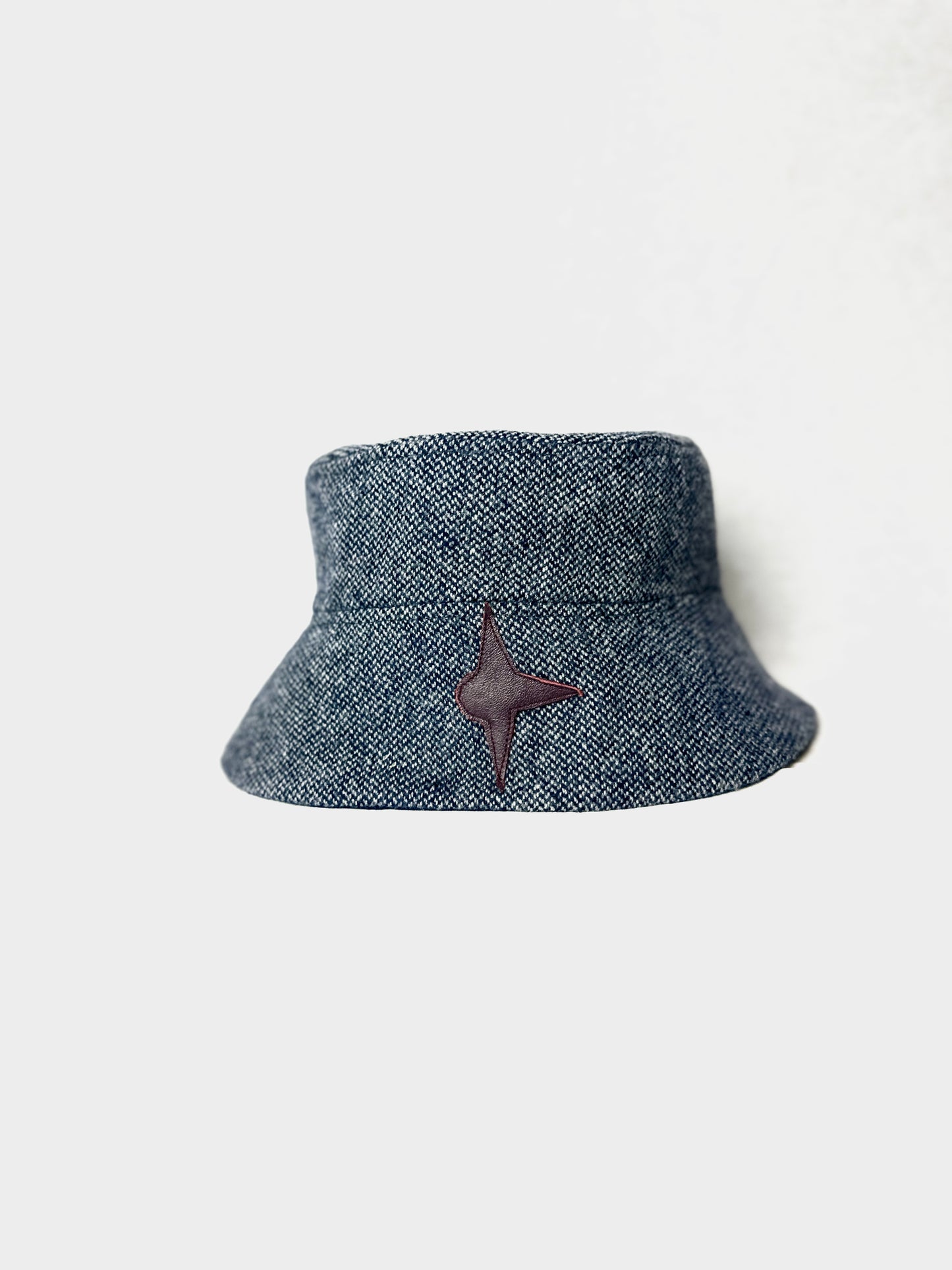 Wool Reversible Bucket Hat w/ Logo