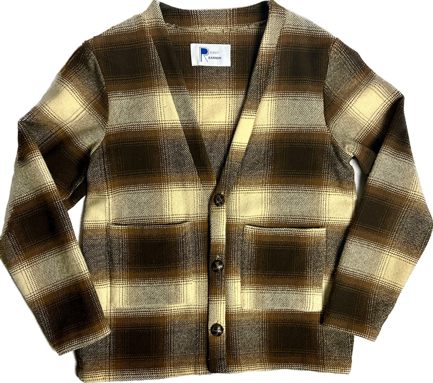 Tartan Wool Cardigan